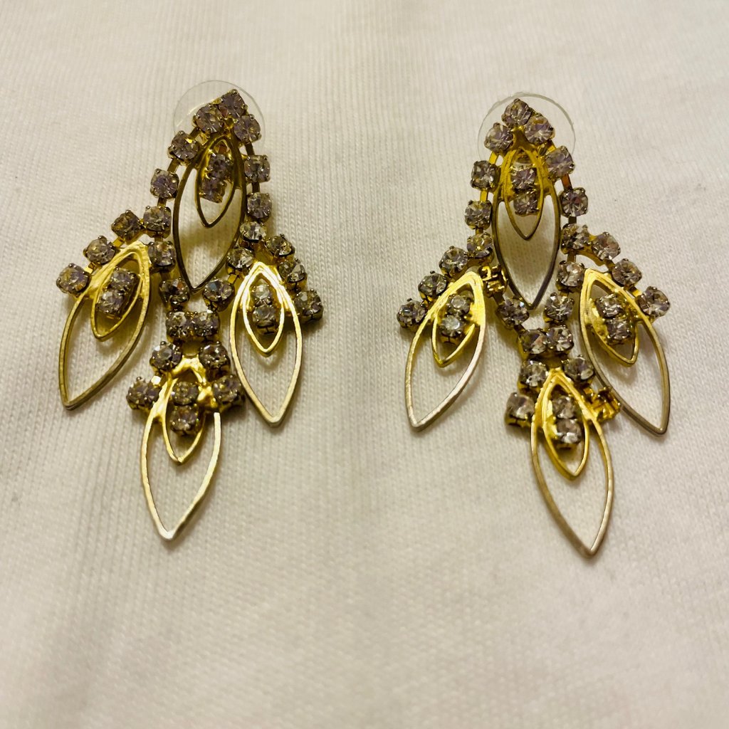 Flying Wings Crystal Earrings